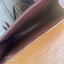 Load image into Gallery viewer, Distressed Turquoise and Sunflower Saddle Bags