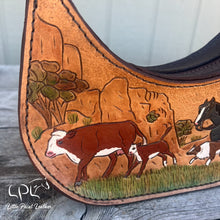 Load image into Gallery viewer, Ranching Cowgirl Half Moon Style Handbag