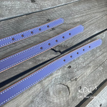 Load image into Gallery viewer, Lavender Leather Dog Collar