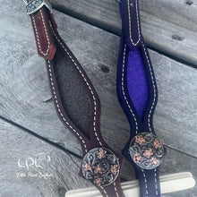 Load image into Gallery viewer, CHANCE TO WIN Brown & Purple Headstall