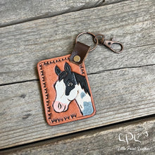 Load image into Gallery viewer, Blue Roan Horse Keychain
