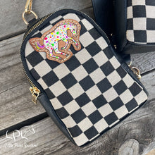 Load image into Gallery viewer, Small Checkered Sling/Crossbody Bag