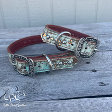 Load image into Gallery viewer, Driftwood Hide Blingy Dog Collars