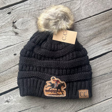 Load image into Gallery viewer, Headless Horseman Fuzzy Pom Beanie