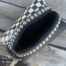 Load image into Gallery viewer, Checkered/Black Colorful Appy Dopp Bag