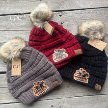 Load image into Gallery viewer, Headless Horseman Fuzzy Pom Beanie