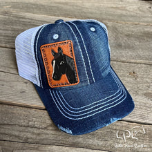 Load image into Gallery viewer, Black Horse Hat