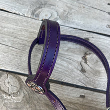 Load image into Gallery viewer, Purple Skeleton One Ear Headstall