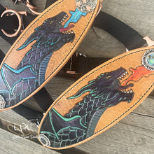 Load image into Gallery viewer, Black Color Shift Dragon Halter