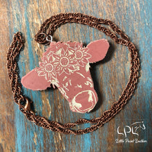 Load image into Gallery viewer, Flower Cow Necklaces
