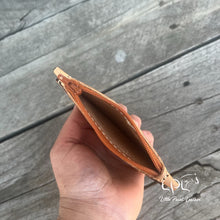 Load image into Gallery viewer, Saddle Horse Tooled Coin Pouch Wallet
