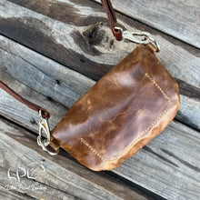 Load image into Gallery viewer, Distressed Leather Fanny Pack- Rearing Paint Horse

