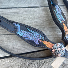 Load image into Gallery viewer, Dragon Browband Headstall
