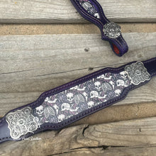 Load image into Gallery viewer, Dark Purple Skeleton Tack Set
