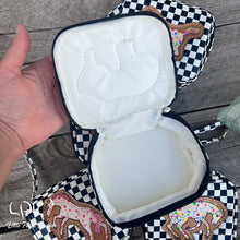 Load image into Gallery viewer, Neon Paint Horse Checkered Travel Case
