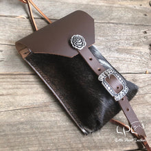 Load image into Gallery viewer, Cowhide Saddle Pouch
