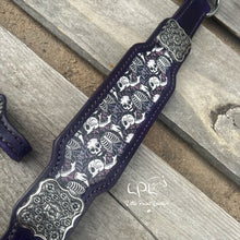 Load image into Gallery viewer, Dark Purple Skeleton Tack Set
