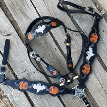 Load image into Gallery viewer, Black Halloween Tack Set
