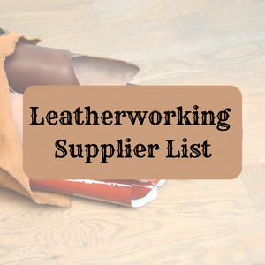 Leatherworking Supplier List