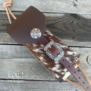 Cowhide Bottle Holder