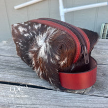 Load image into Gallery viewer, Cowhide Dopp Bag
