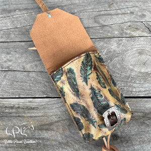 Feather Saddle Pouch