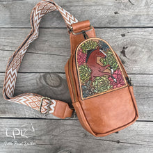 Load image into Gallery viewer, Succulent Horse Sling/Crossbody Bag
