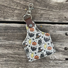 Load image into Gallery viewer, Halloween Cow Tag Keychain
