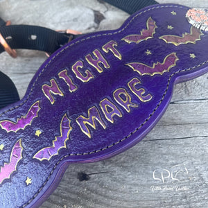 Dark Purple Color Shift Night Mare Halter