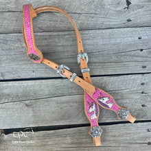 Load image into Gallery viewer, Circus Cookie Unicorn One Ear Headstall
