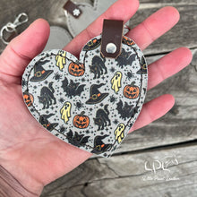 Load image into Gallery viewer, Halloween Heart Keychain
