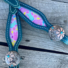 Load image into Gallery viewer, Teal Easter Jelly Beans One Ear Headstall
