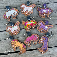 Load image into Gallery viewer, Colorful Horse Keychains
