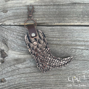 Cowboy Boot Keychain