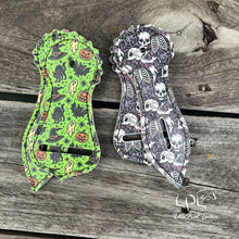 Load image into Gallery viewer, Halloween Print Latigo/Cinch Holders
