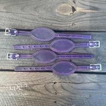 Load image into Gallery viewer, Dark Purple Halloween Stirrup Hobbles
