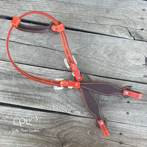 Orange Halloween Cookies One Ear Headstall