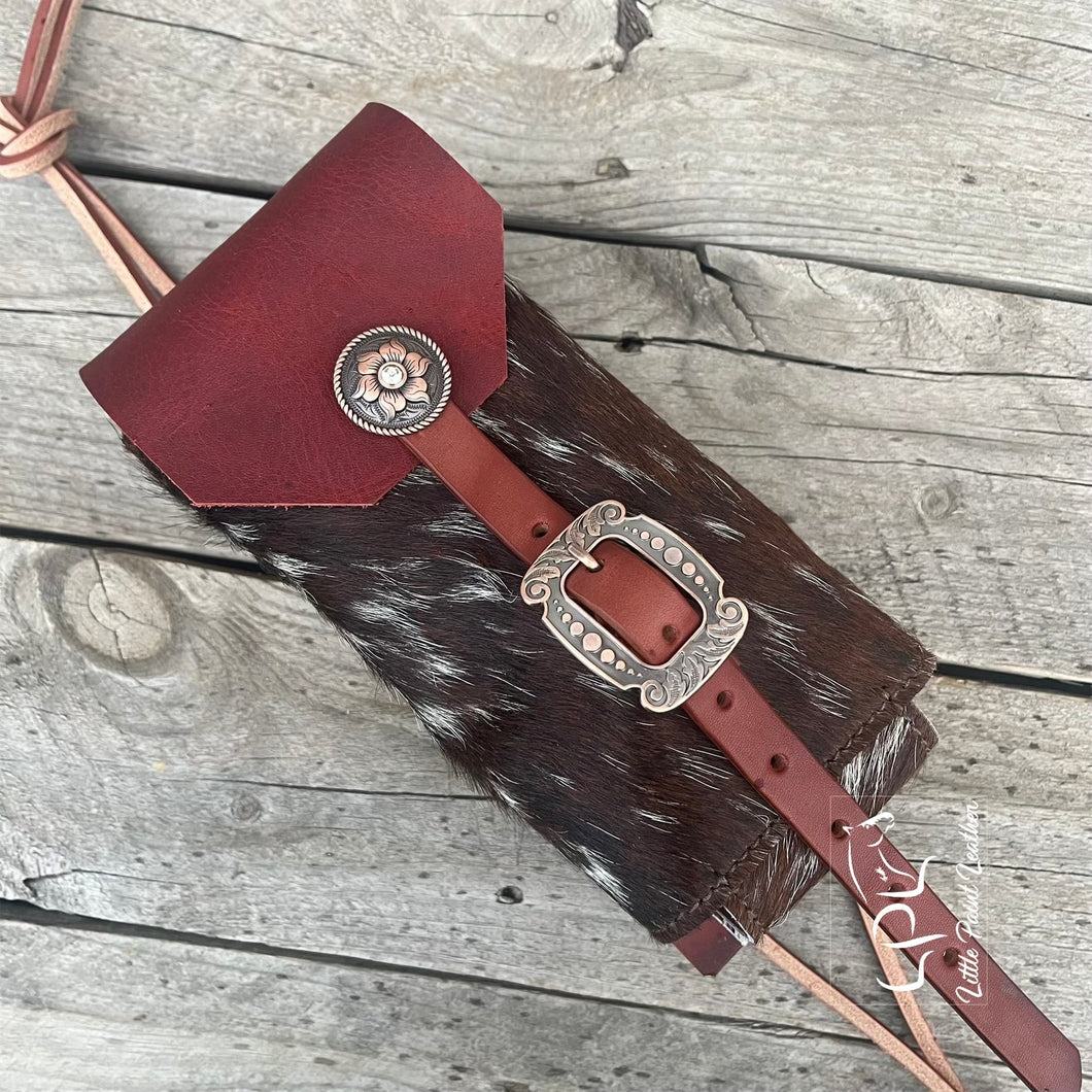 Cowhide Bottle Holder