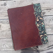 Load image into Gallery viewer, Teal Floral Notebook Cover
