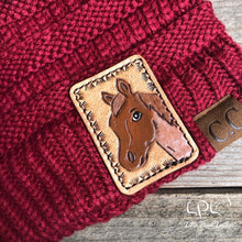Load image into Gallery viewer, Adult Sized Beanie- Red Roan Horse
