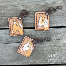 Load image into Gallery viewer, Palomino Horse Keychain
