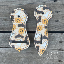 Load image into Gallery viewer, Halloween Print Latigo/Cinch Holders

