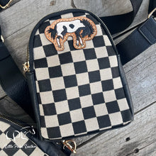 Load image into Gallery viewer, Small Checkered Sling/Crossbody Bag

