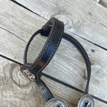 Load image into Gallery viewer, Black Skeleton One Ear Headstall
