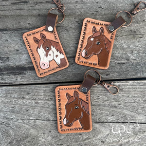 Sorrel/Chestnut Horse Keychain