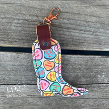 Load image into Gallery viewer, Printed Cowboy Boot Keychain
