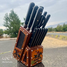 Load image into Gallery viewer, Headless Horseman Knife Block Set
