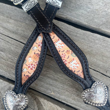 Load image into Gallery viewer, Black Leather Western Halloween One Ear Headstall
