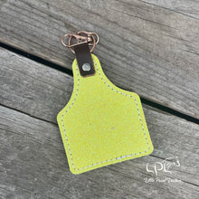 Load image into Gallery viewer, Cow Tag Keychain
