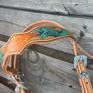 Teal Dragon Tack Set